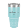 Love Arrow - Laser Engraved Stainless Steel Drinkware - 1726 -