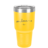 Love Arrow - Laser Engraved Stainless Steel Drinkware - 1726 -