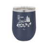 I'd Rather be Camping with Mountians - Laser Engraved Stainless Steel Drinkware - 1727 -