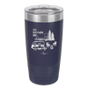 I'd Rather be Camping with Mountians - Laser Engraved Stainless Steel Drinkware - 1727 -