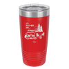 I'd Rather be Camping with Mountians - Laser Engraved Stainless Steel Drinkware - 1727 -