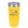 I'd Rather be Camping with Mountians - Laser Engraved Stainless Steel Drinkware - 1727 -