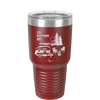 I'd Rather be Camping with Mountians - Laser Engraved Stainless Steel Drinkware - 1727 -