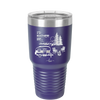 I'd Rather be Camping with Mountians - Laser Engraved Stainless Steel Drinkware - 1727 -