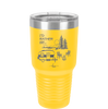 I'd Rather be Camping with Mountians - Laser Engraved Stainless Steel Drinkware - 1727 -
