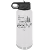 I'd Rather be Camping with Mountians - Laser Engraved Stainless Steel Drinkware - 1727 -