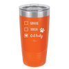 Single. Taken. Cat Lady. - Laser Engraved Stainless Steel Drinkware - 1728 -