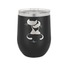 Cat Couple Cuddles - Laser Engraved Stainless Steel Drinkware - 1731 -