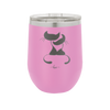 Cat Couple Cuddles - Laser Engraved Stainless Steel Drinkware - 1731 -