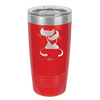Cat Couple Cuddles - Laser Engraved Stainless Steel Drinkware - 1731 -