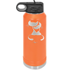 Cat Couple Cuddles - Laser Engraved Stainless Steel Drinkware - 1731 -