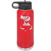 Cat Couple Cuddles - Laser Engraved Stainless Steel Drinkware - 1731 -