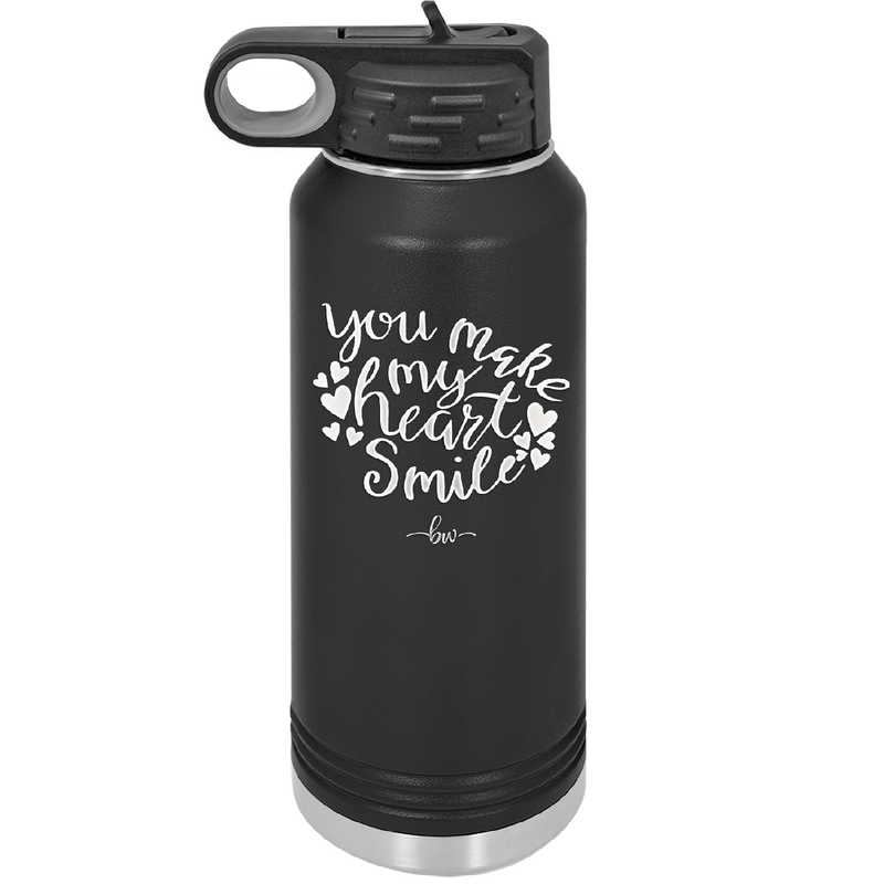 You Make My Heart Smile - Laser Engraved Stainless Steel Drinkware - 1734 -