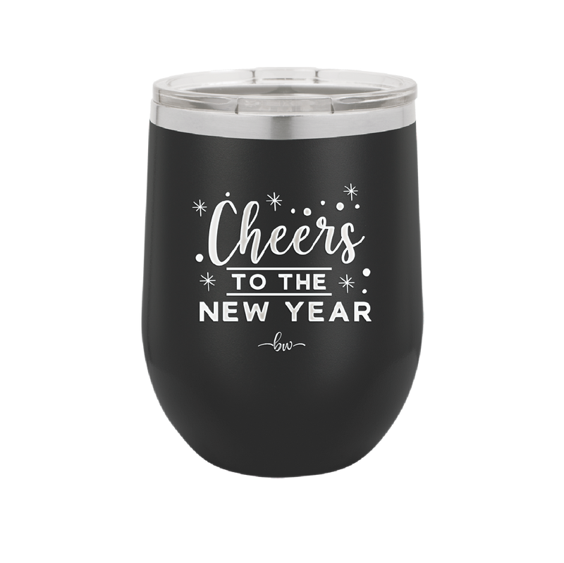 Cheers to the New Year - Laser Engraved Stainless Steel Drinkware - 1737 -