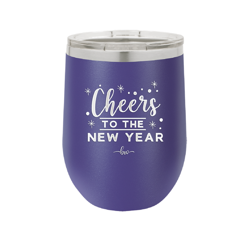 Cheers to the New Year - Laser Engraved Stainless Steel Drinkware - 1737 -