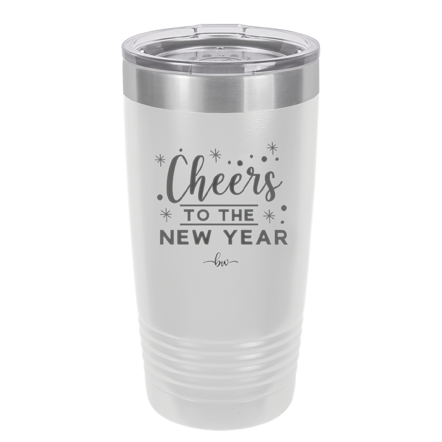 Cheers to the New Year - Laser Engraved Stainless Steel Drinkware - 1737 -