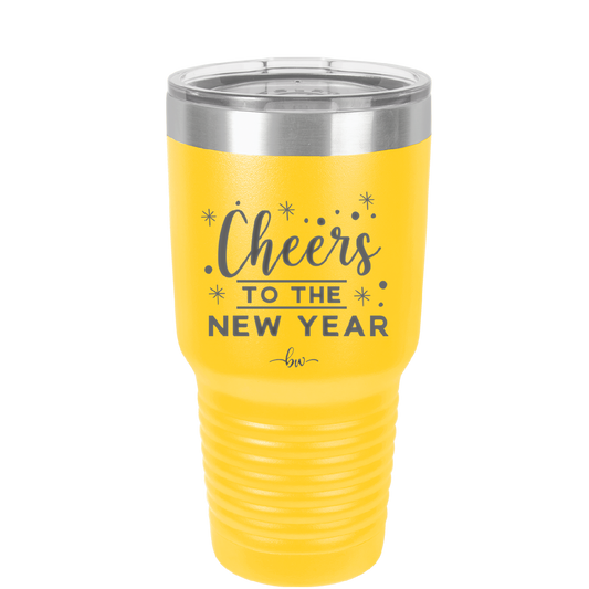 Cheers to the New Year - Laser Engraved Stainless Steel Drinkware - 1737 -