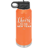 Cheers to the New Year - Laser Engraved Stainless Steel Drinkware - 1737 -