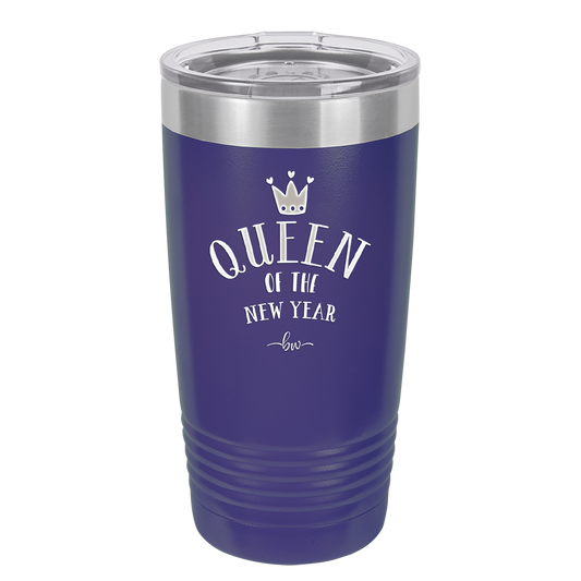 Queen of the New Year - Laser Engraved Stainless Steel Drinkware - 1738 -