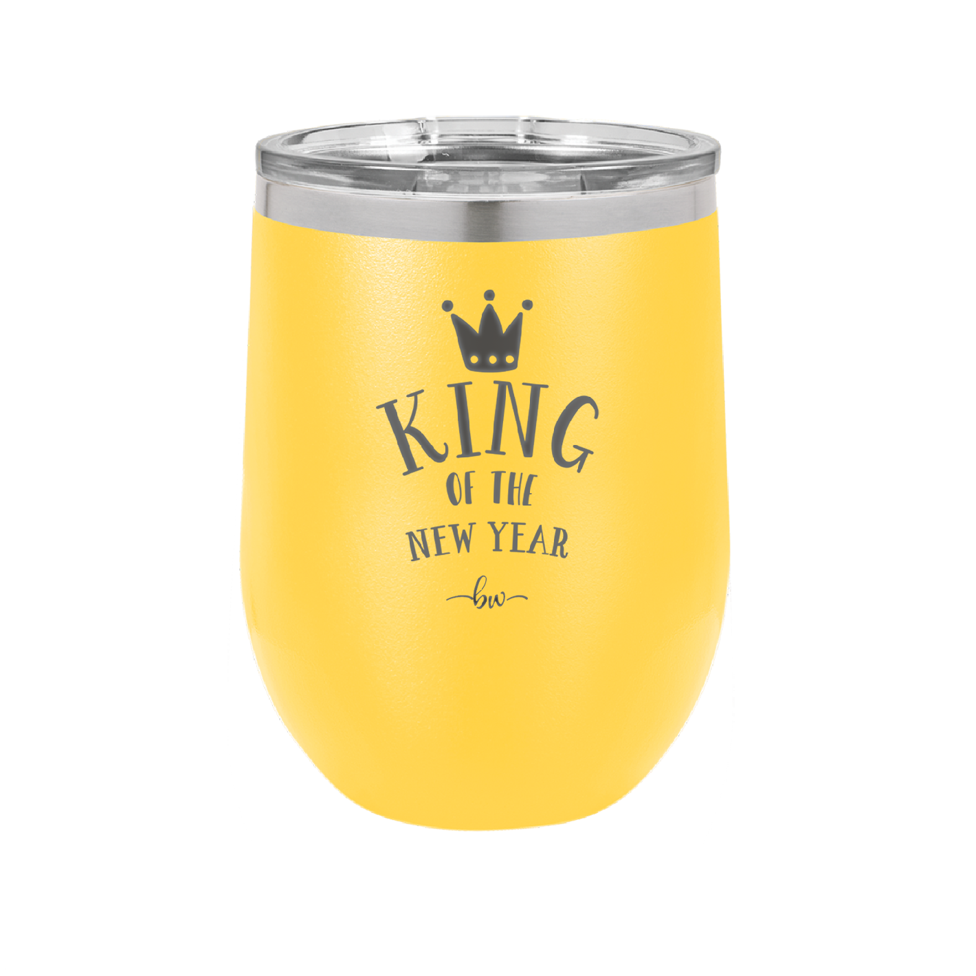 King of the New Year - Laser Engraved Stainless Steel Drinkware - 1739 -