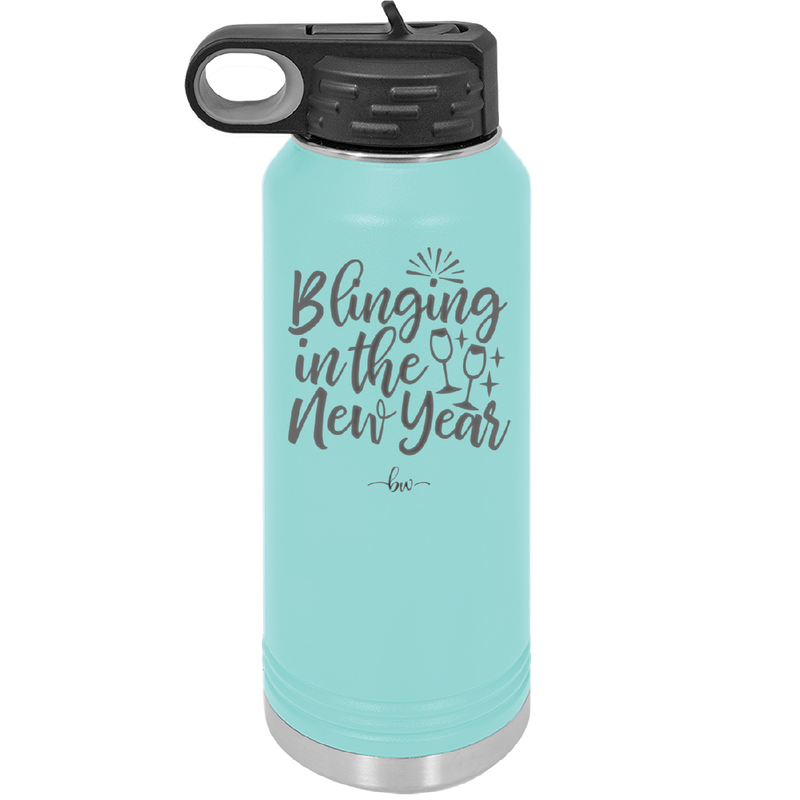 Blinging in the New Year - Laser Engraved Stainless Steel Drinkware - 1740 -