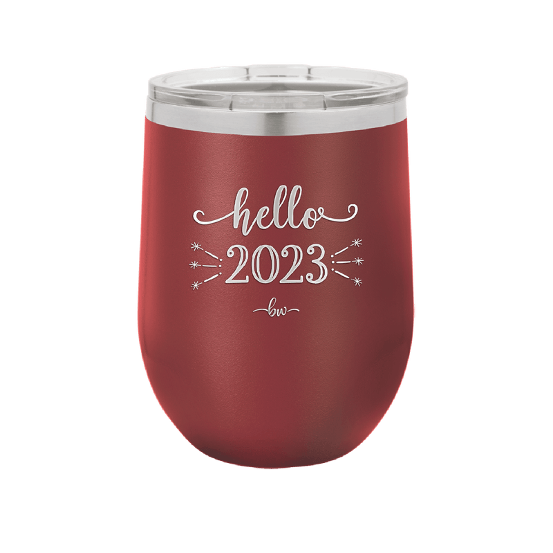 Hello 2023 - Laser Engraved Stainless Steel Drinkware - 1741 -