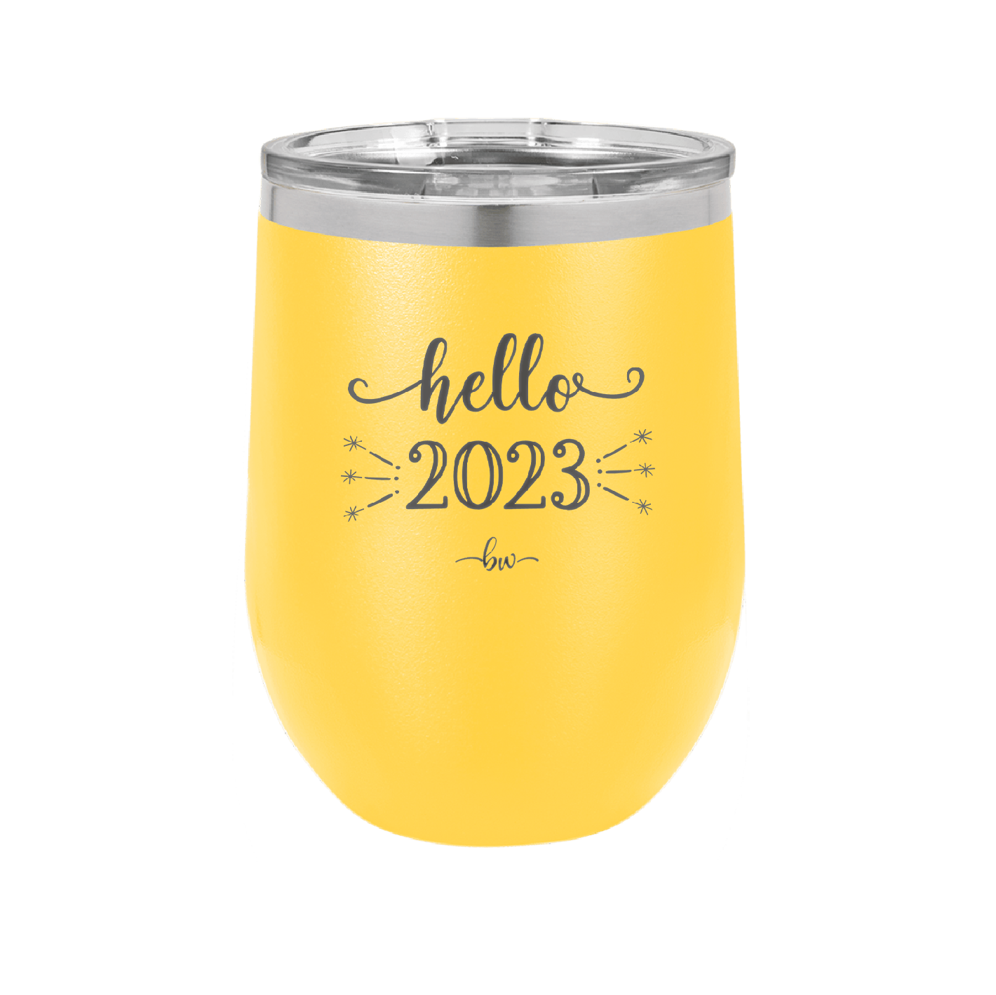 Hello 2023 - Laser Engraved Stainless Steel Drinkware - 1741 -