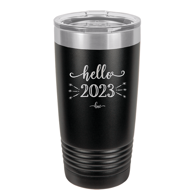 Hello 2023 - Laser Engraved Stainless Steel Drinkware - 1741 -
