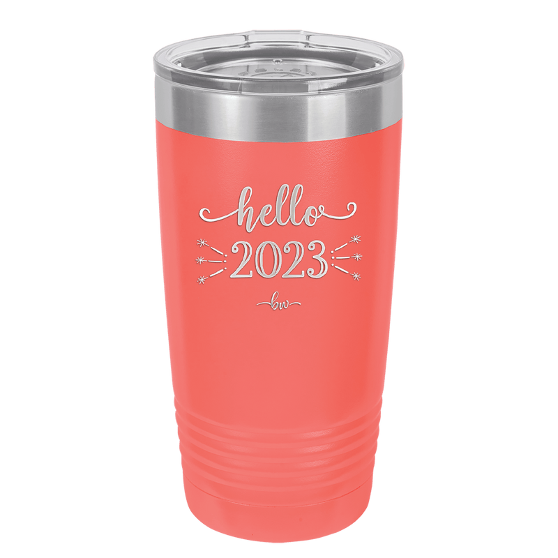 Hello 2023 - Laser Engraved Stainless Steel Drinkware - 1741 -