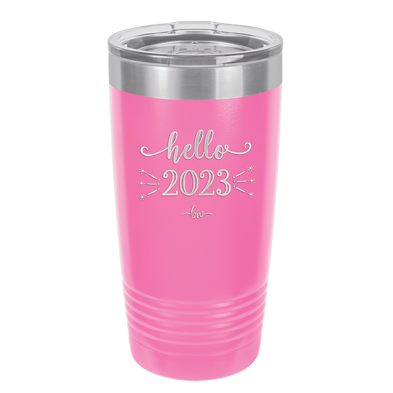 Hello 2023 - Laser Engraved Stainless Steel Drinkware - 1741 -