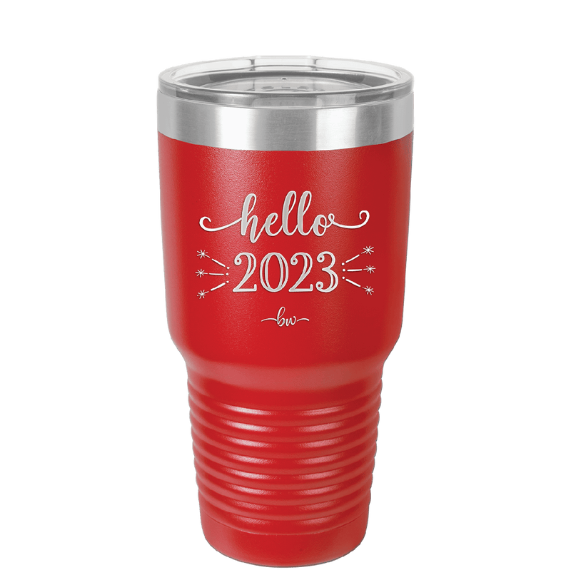 Hello 2023 - Laser Engraved Stainless Steel Drinkware - 1741 -