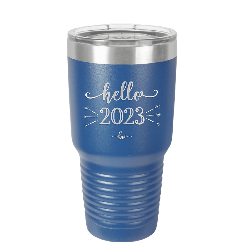Hello 2023 - Laser Engraved Stainless Steel Drinkware - 1741 -