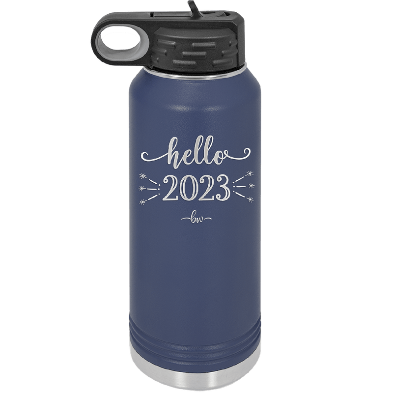 Hello 2023 - Laser Engraved Stainless Steel Drinkware - 1741 -