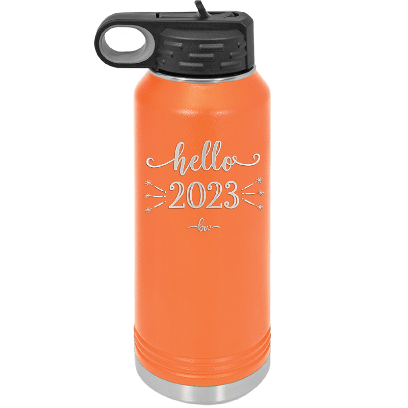 Hello 2023 - Laser Engraved Stainless Steel Drinkware - 1741 -