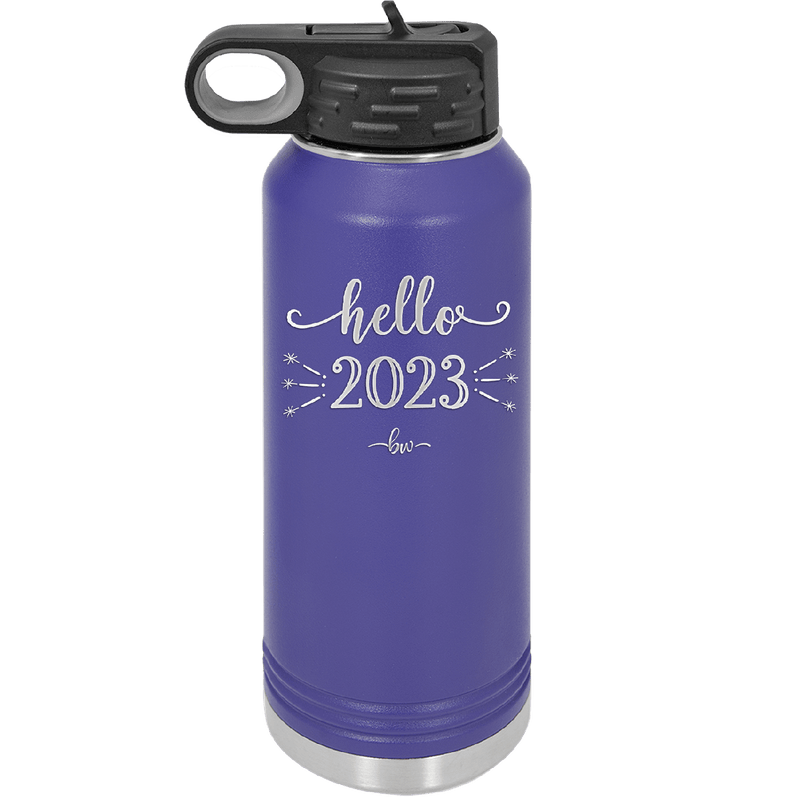 Hello 2023 - Laser Engraved Stainless Steel Drinkware - 1741 -