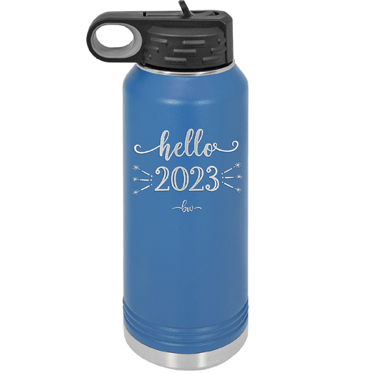 Hello 2023 - Laser Engraved Stainless Steel Drinkware - 1741 -
