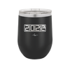 12 oz wine cup 2023 countdown- black