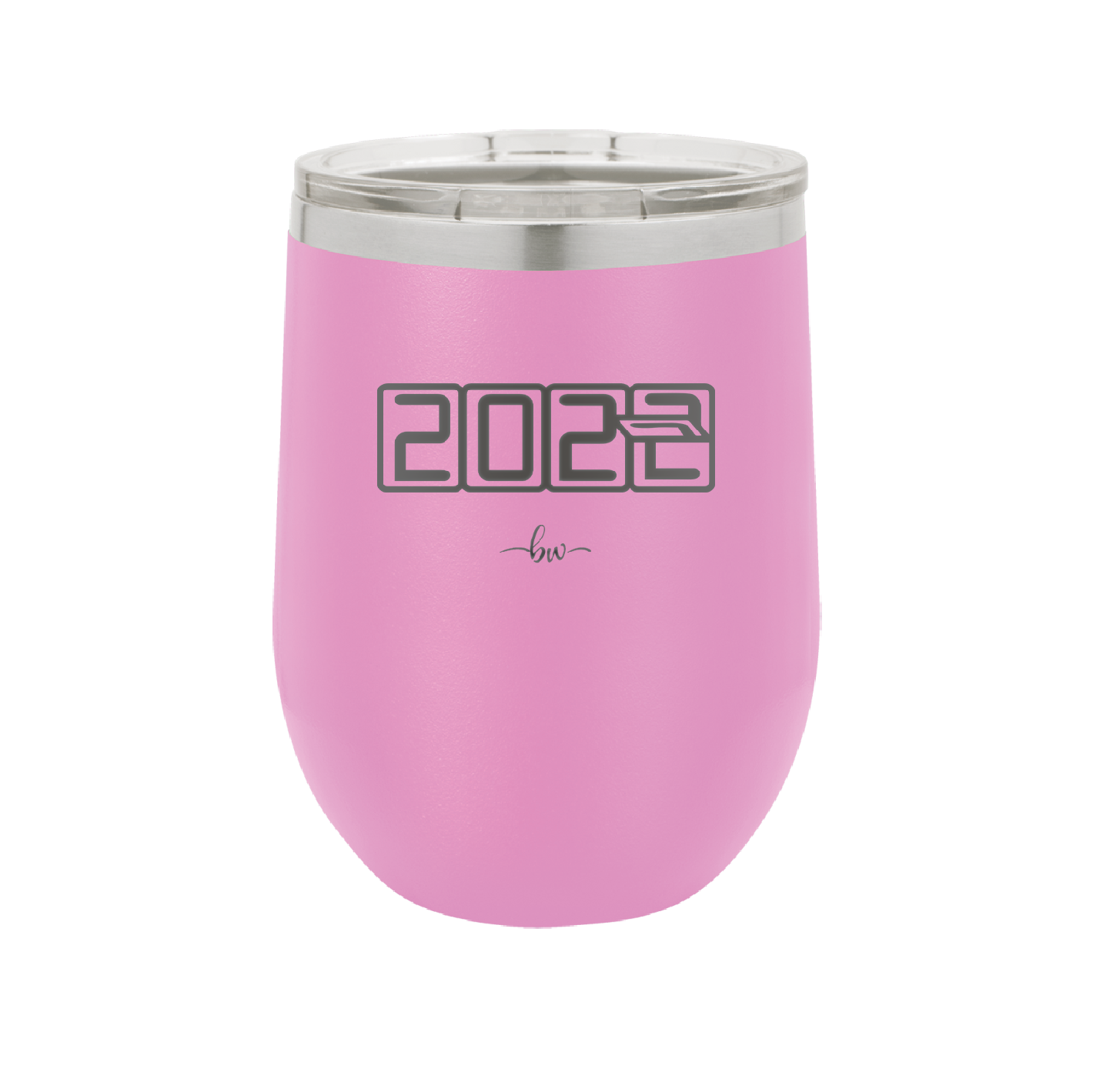 12 oz wine cup 2023 countdown- lavender