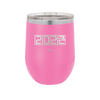12 oz wine cup 2023 countdown- pink