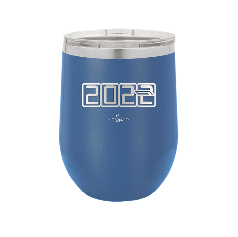 12 oz wine cup 2023 countdown- royal
