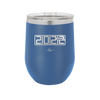 12 oz wine cup 2023 countdown- royal
