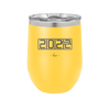 12 oz wine cup 2023 countdown- yellow