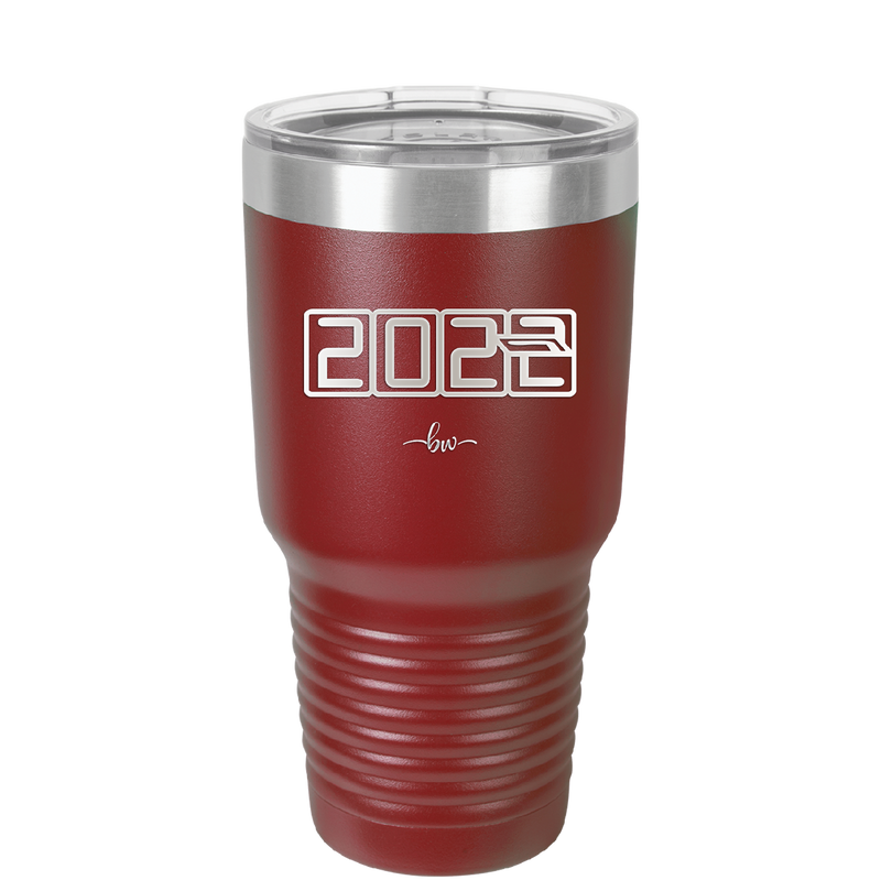 30oz 2023 countdown- maroon