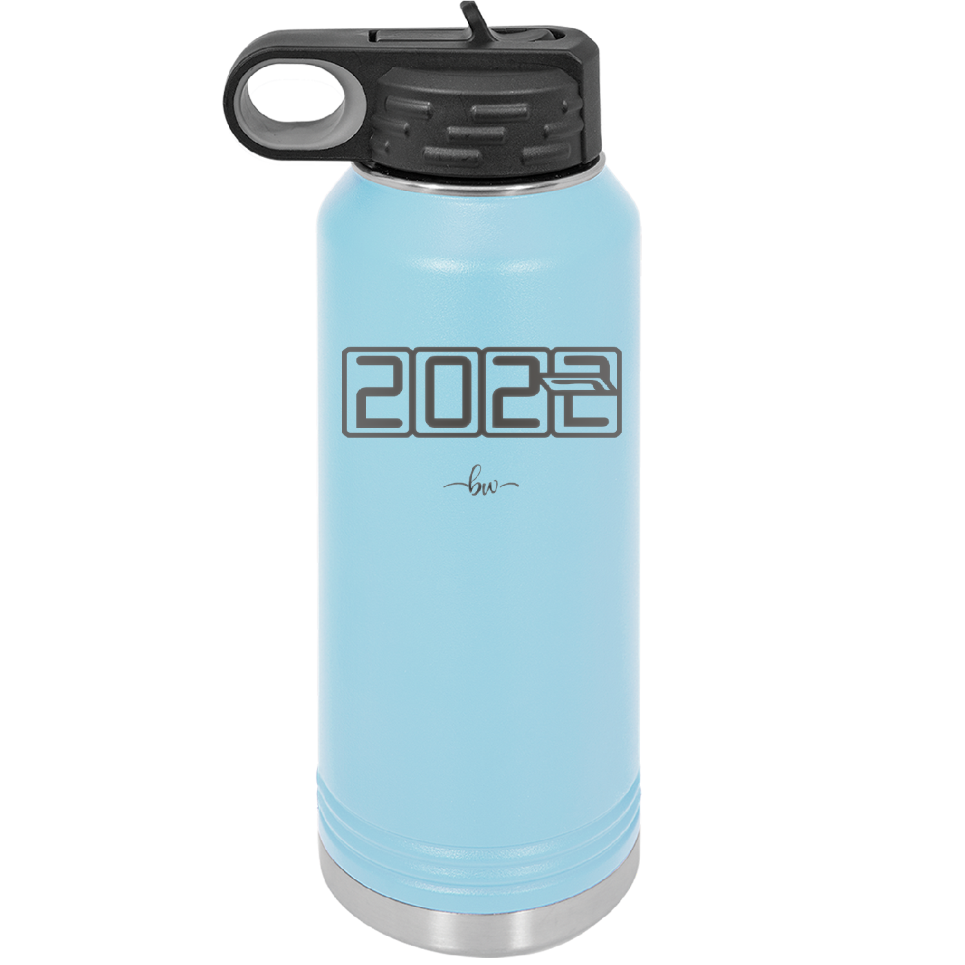 32 oz water bottle 2023 countdown- sky