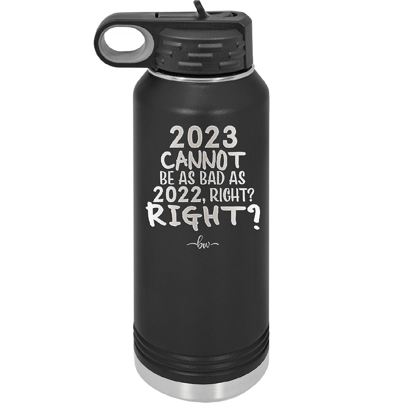 32 oz water bottle 2023 cannot be as bas as 2022, right?right? - black