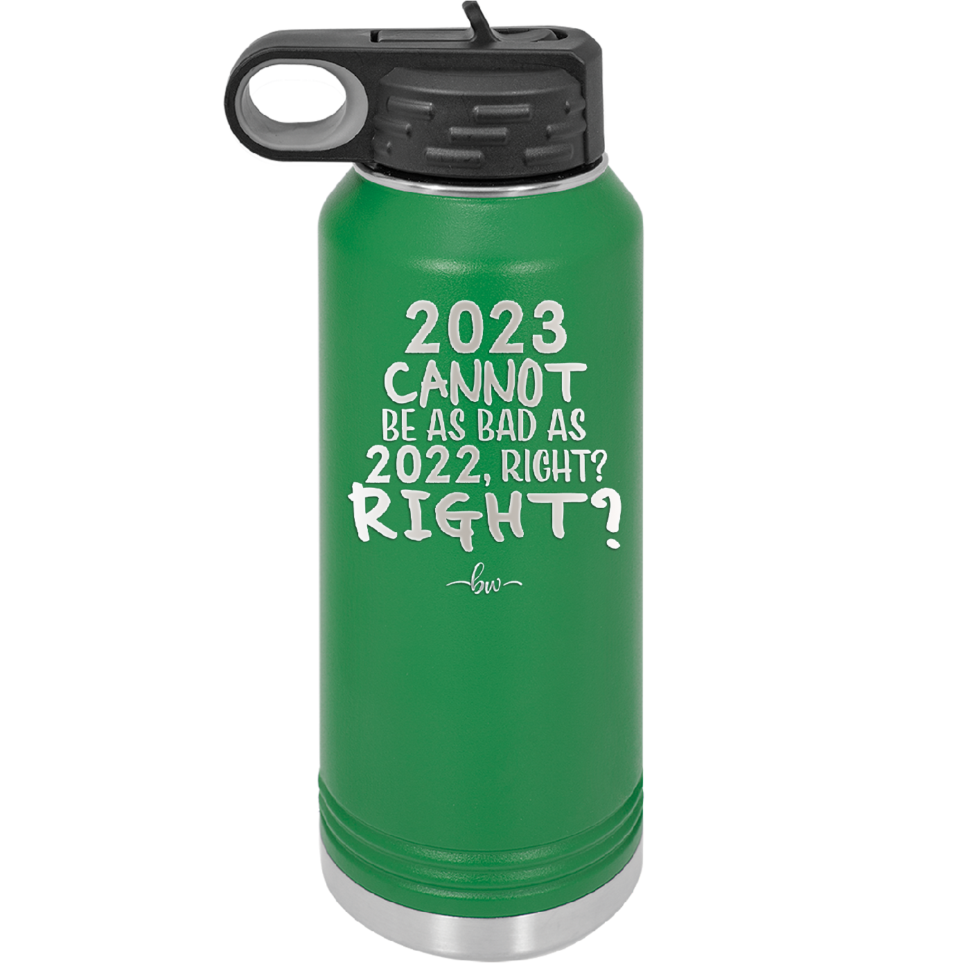 32 oz water bottle 2023 cannot be as bas as 2022, right?right? - green