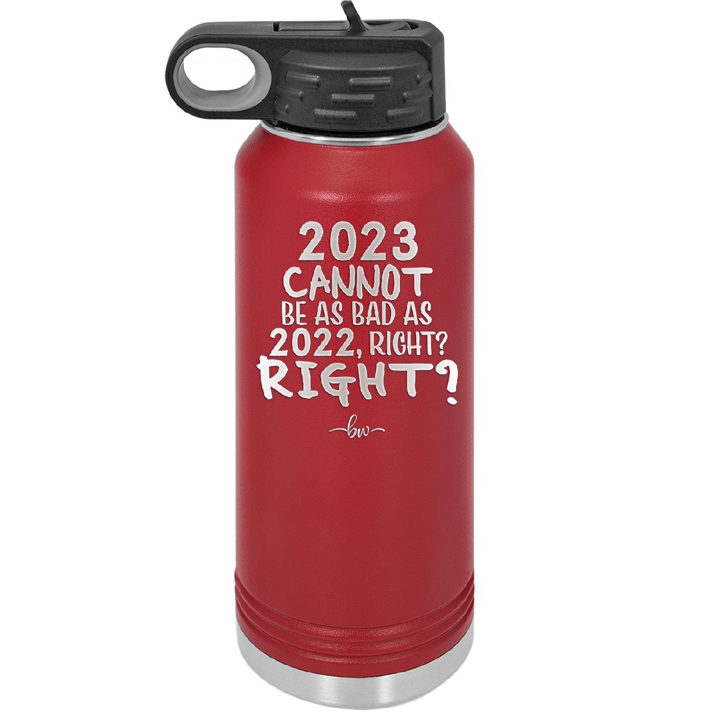 32 oz water bottle 2023 cannot be as bas as 2022, right?right? - maroon