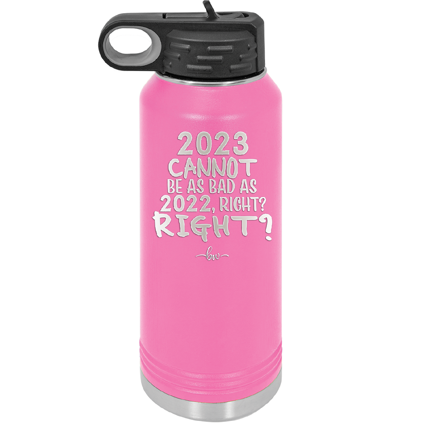 32 oz water bottle 2023 cannot be as bas as 2022, right?right? - pink