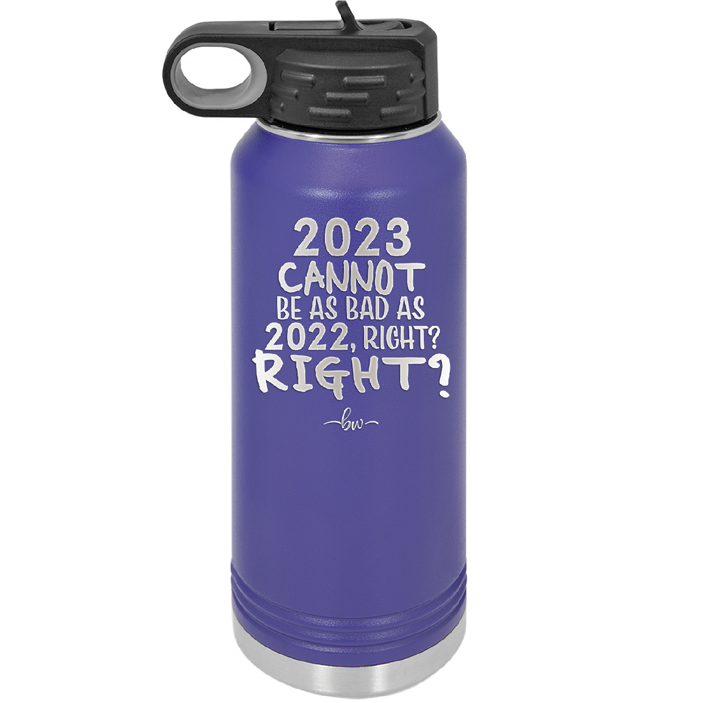 32 oz water bottle 2023 cannot be as bas as 2022, right?right? - purple