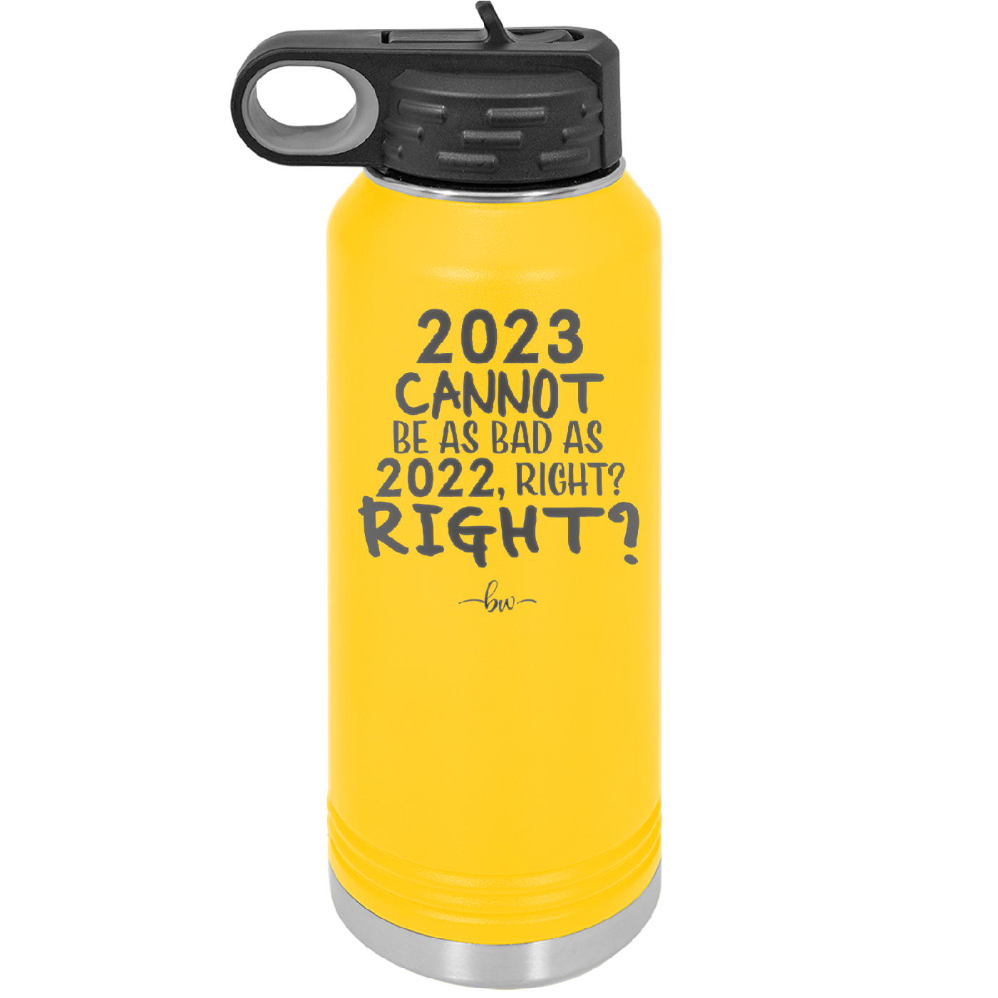 32 oz water bottle 2023 cannot be as bas as 2022, right?right? - yellow